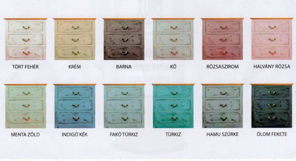 Chalk Paint színminta